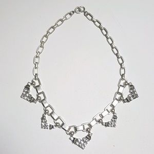Stella & Dot Silver Collar Necklace